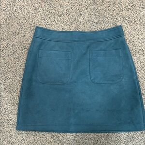 Teal A-Line Skirt